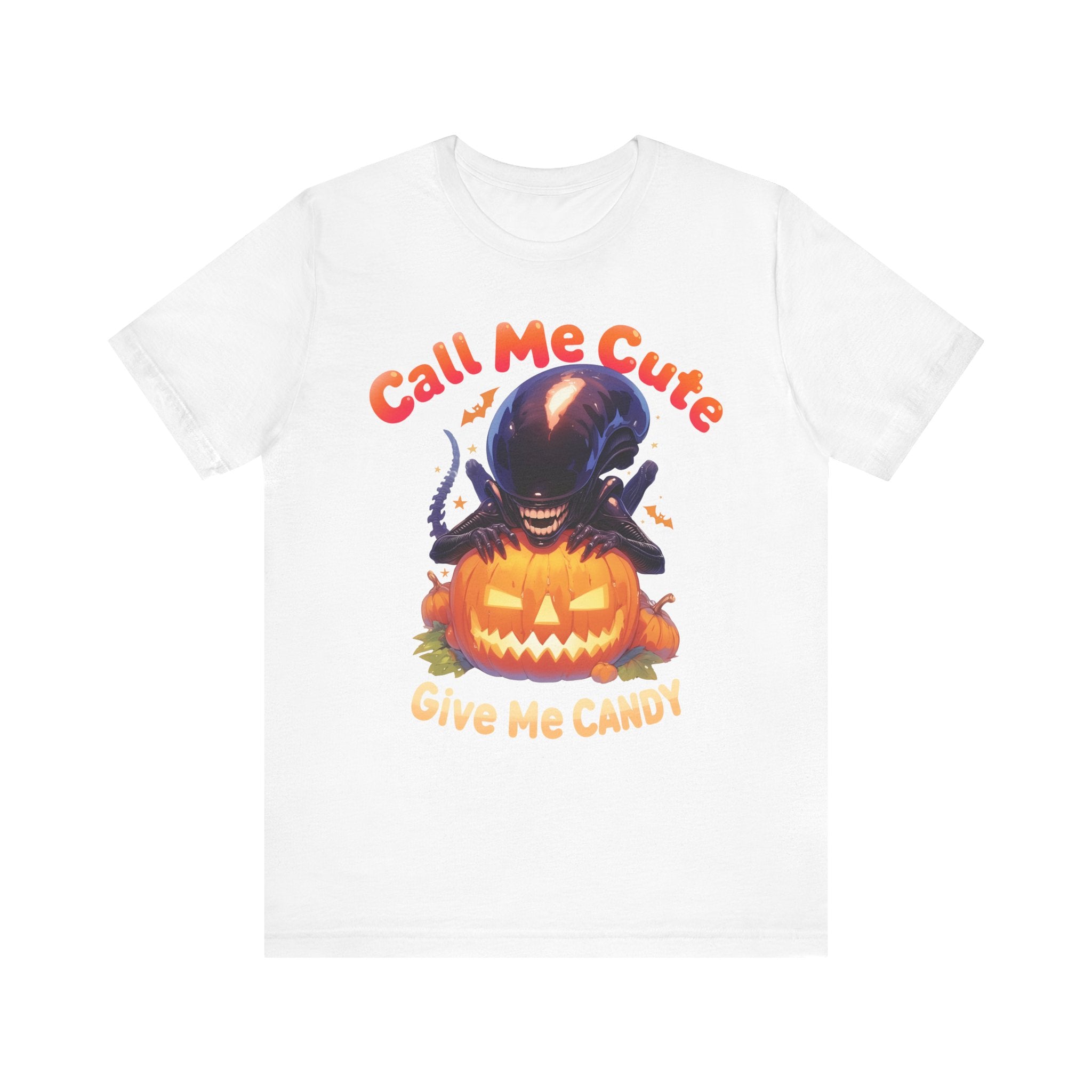 Call Me Cute Give Me Candy Mens Halloween Booteek Jersey Short Sleeve Tee