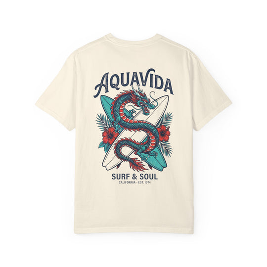 Aqua Tropical Dragon Mens AQUA VIDA Short Sleeve Tee