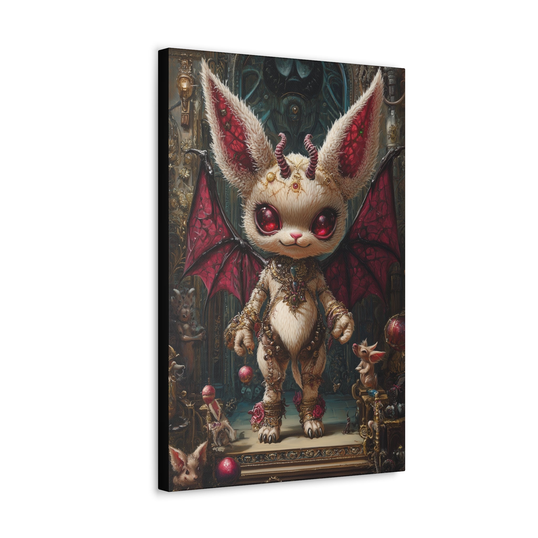 Ruby Snow Dweller Canvas Print