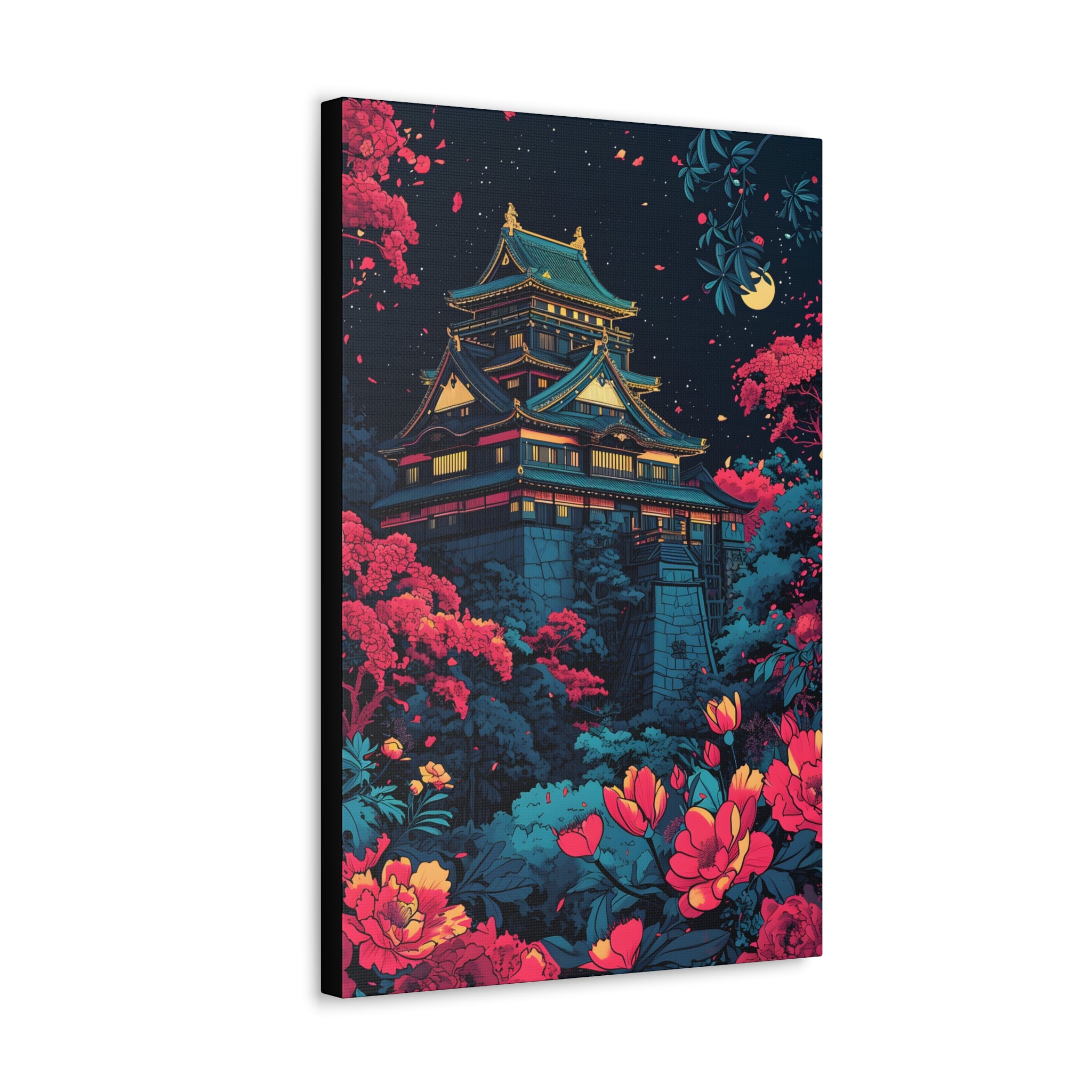 Under the Osaka Moon Canvas Print