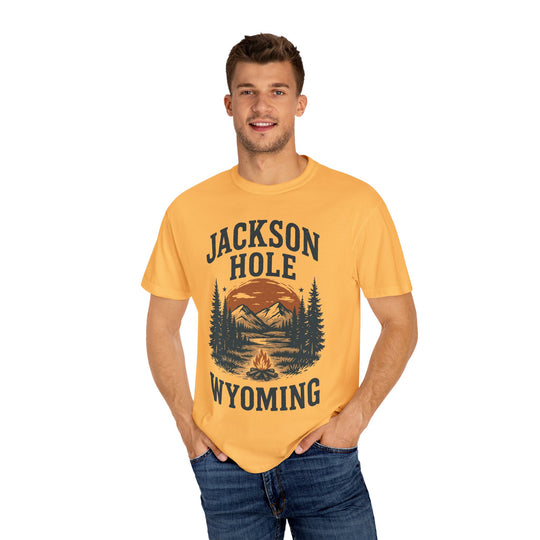 JACKSON HOLE CAMP vintage Mens WUNDERLAND Heritage Short Sleeve Tee