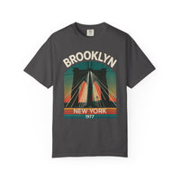 Brooklyn Bridge New York 1977 Vintage Mens WUNDERLAND Short Sleeve Tee