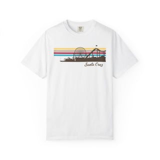 Santa Cruz Vintage Stripe Womens L'Atomique Relaxed Fit Comfort Colors Graphic Tee