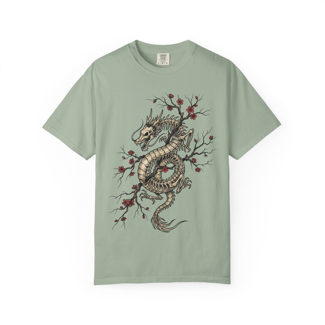 Beast And Blossoms Dragon Tattoo Menss ATOMYK Short Sleeve Tee