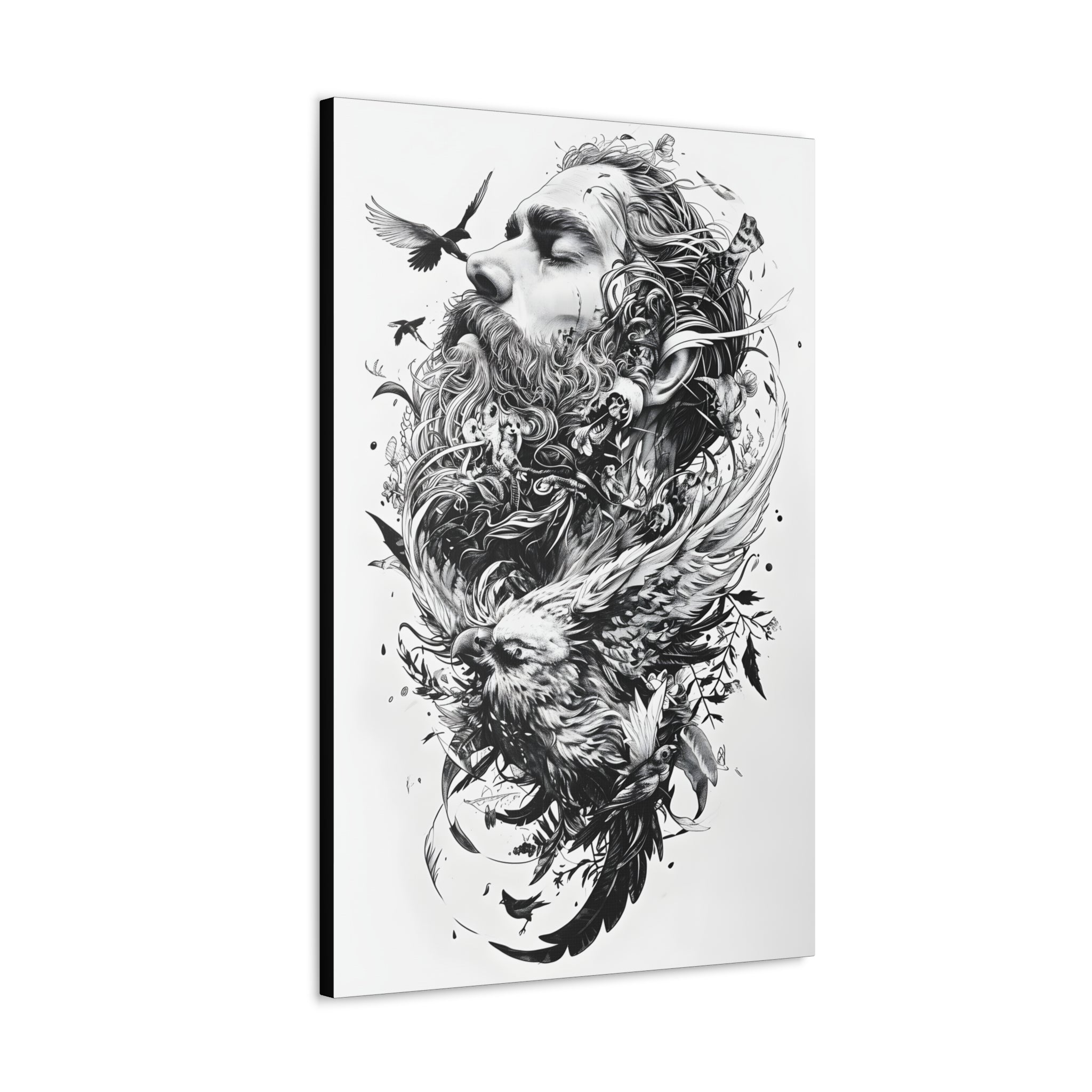 Of Wings and Talons Canvas Print