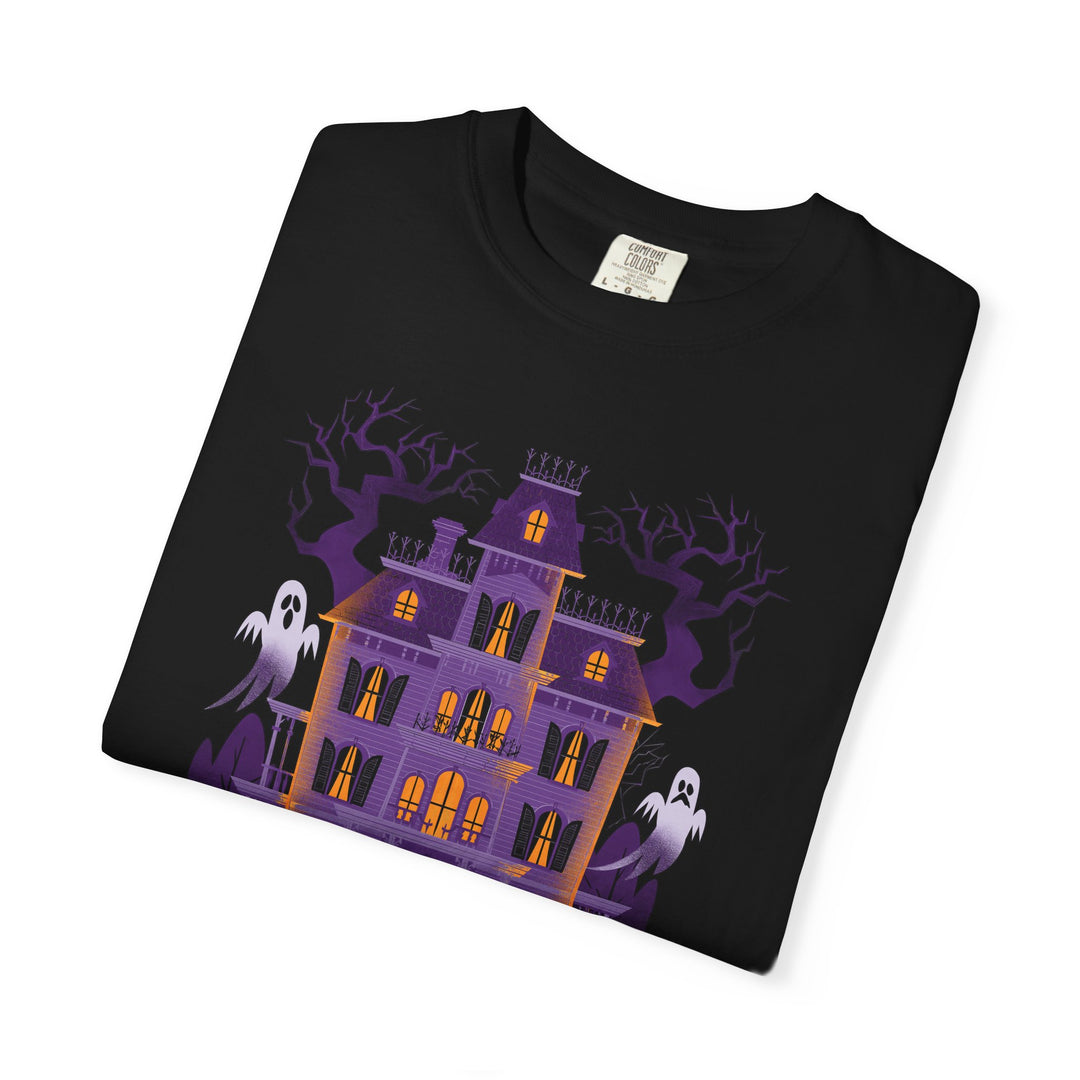 Home Sweet Haunted Home Womens WUNDERLAND Halloween Booteek Short Sleeve Tee