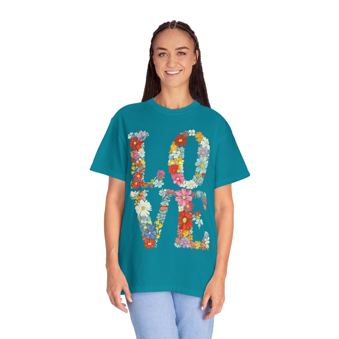 Floral LOVE Letters Womens L&