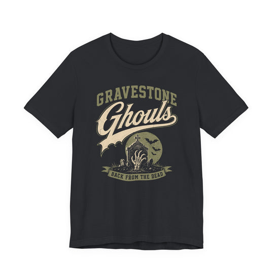 Gravestone Ghouls Vintage Sports Style Men&