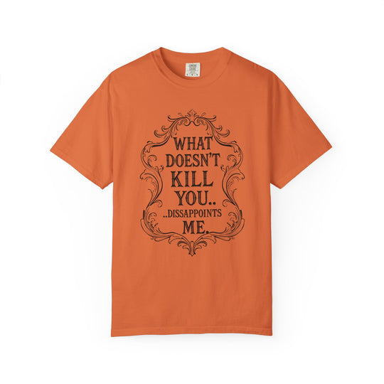 What Doesn't Kill You Womens WUNDERLAND Backyard Dept Halloween Booteek Short Sleeve Tee