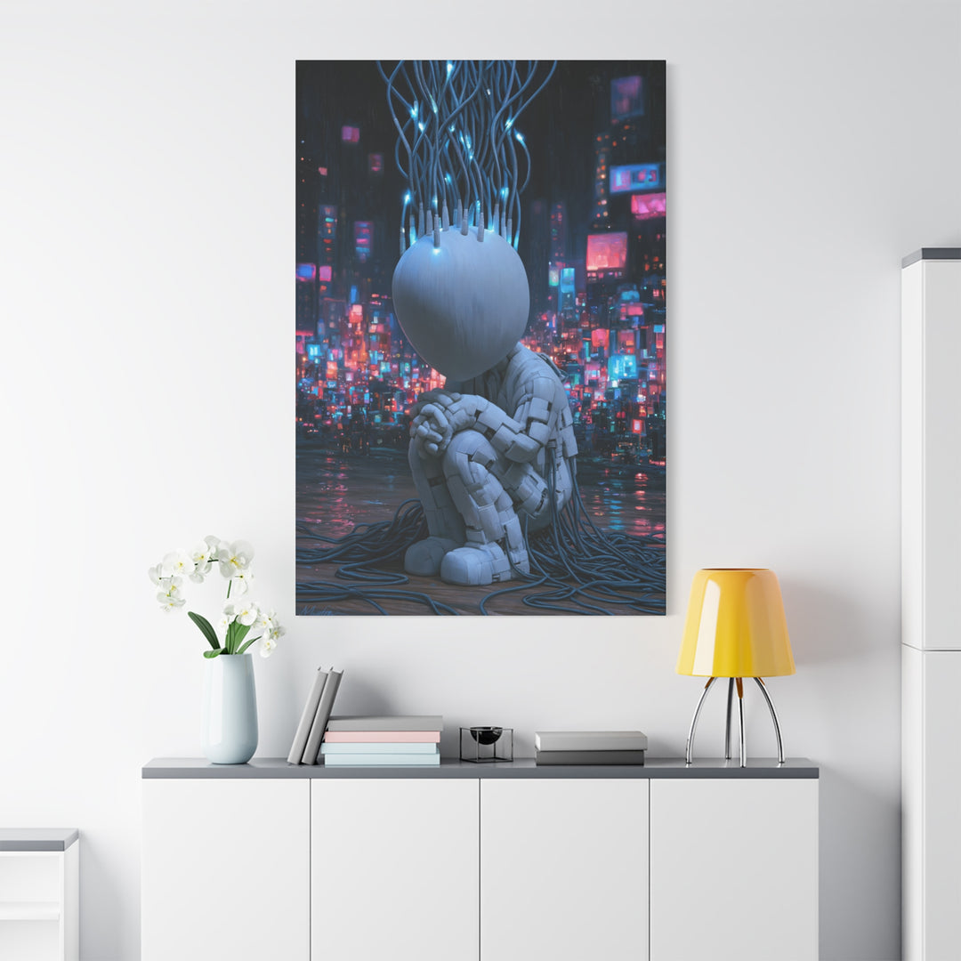 Disconnected Canvas Wall Art