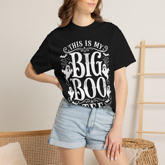 My Big Boo Tee Ghosts Womens WUNDERLAND Halloween Booteek Short Sleeve Tee