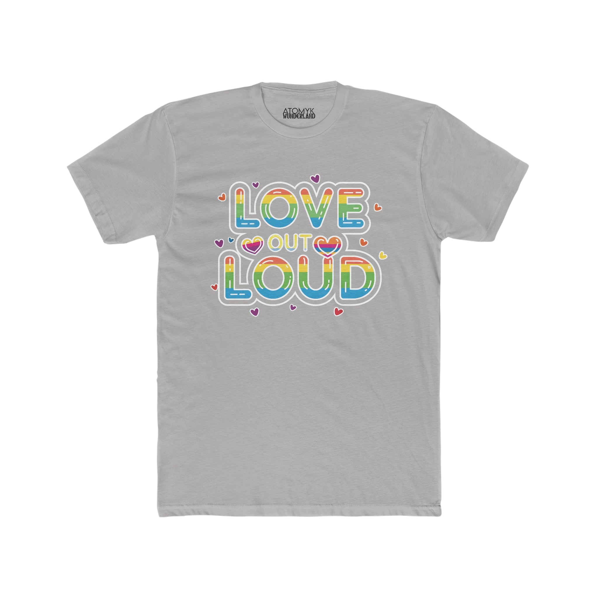 Love Out Loud Mens Pride 24 Graphic Tee