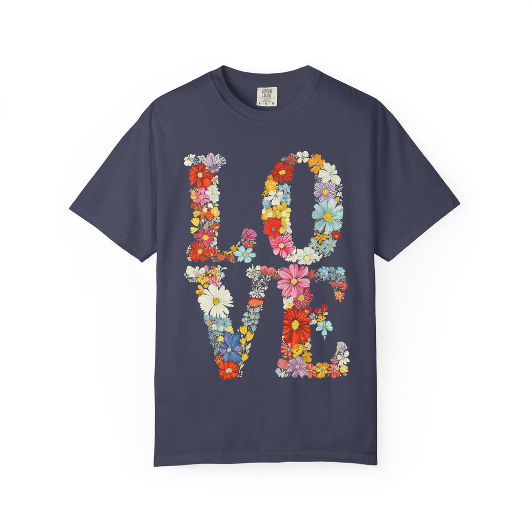 Floral LOVE Letters Womens L&