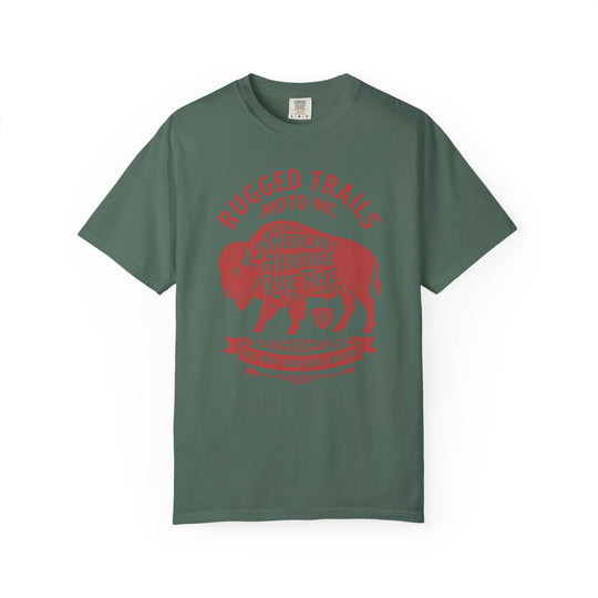 Rugged Trail MC Moto Club Mens WUNDERLAND Heritage Short Sleeve Tee
