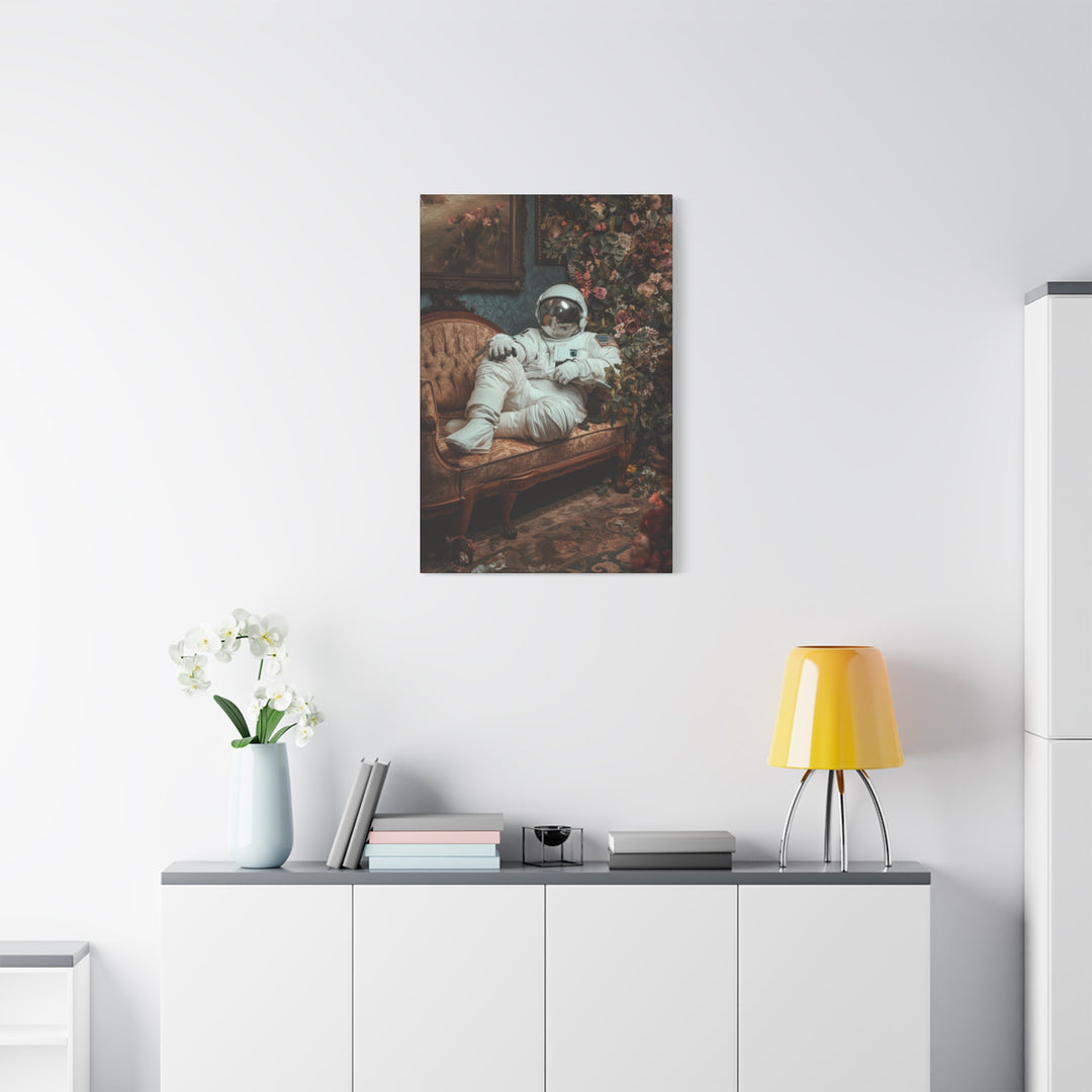 I Need My Space Astronaut Canvas Wall Art