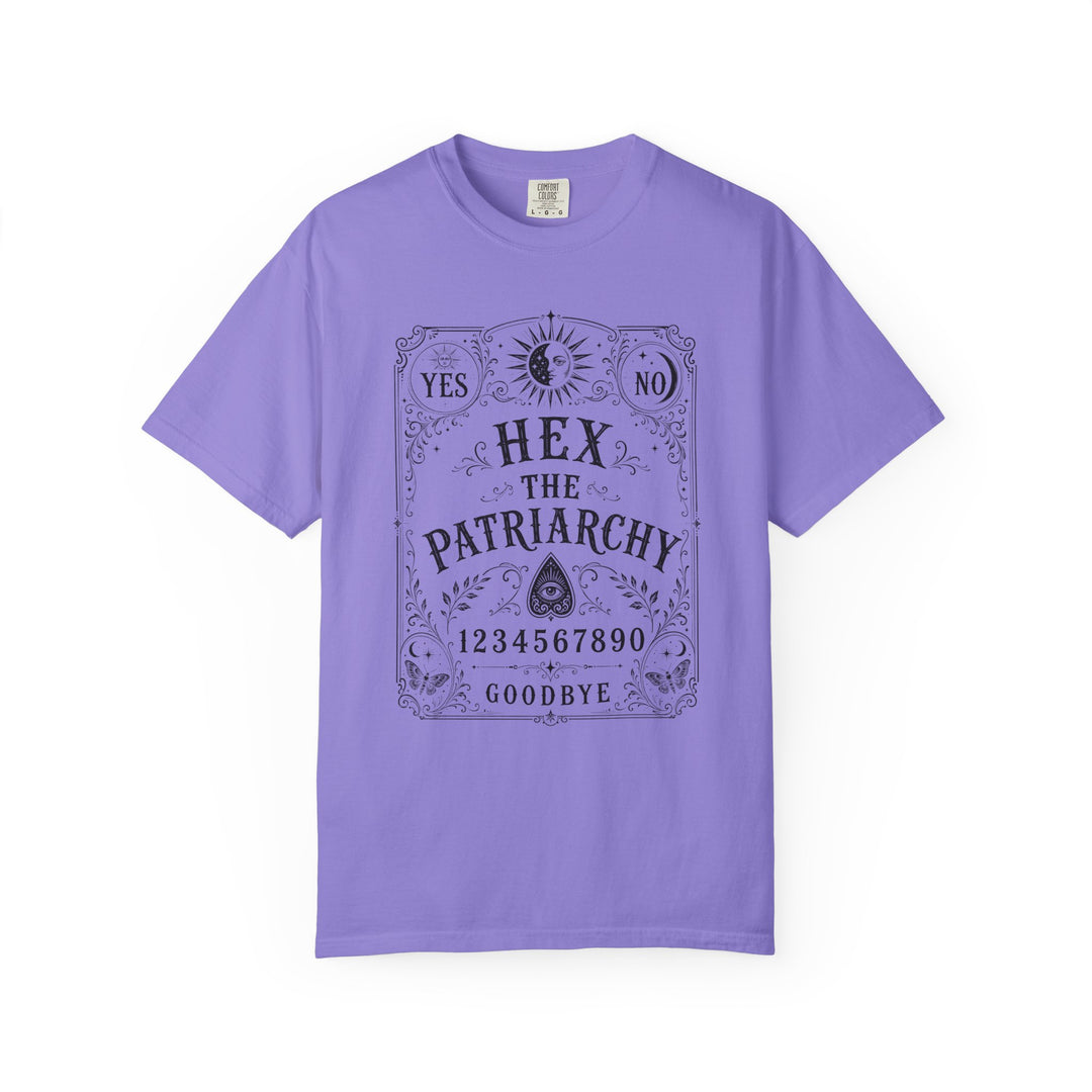 "Hex the Patriarchy" Ouija-Inspired Womens WUNDERLAND Halloween Booteek Short Sleeve Tee