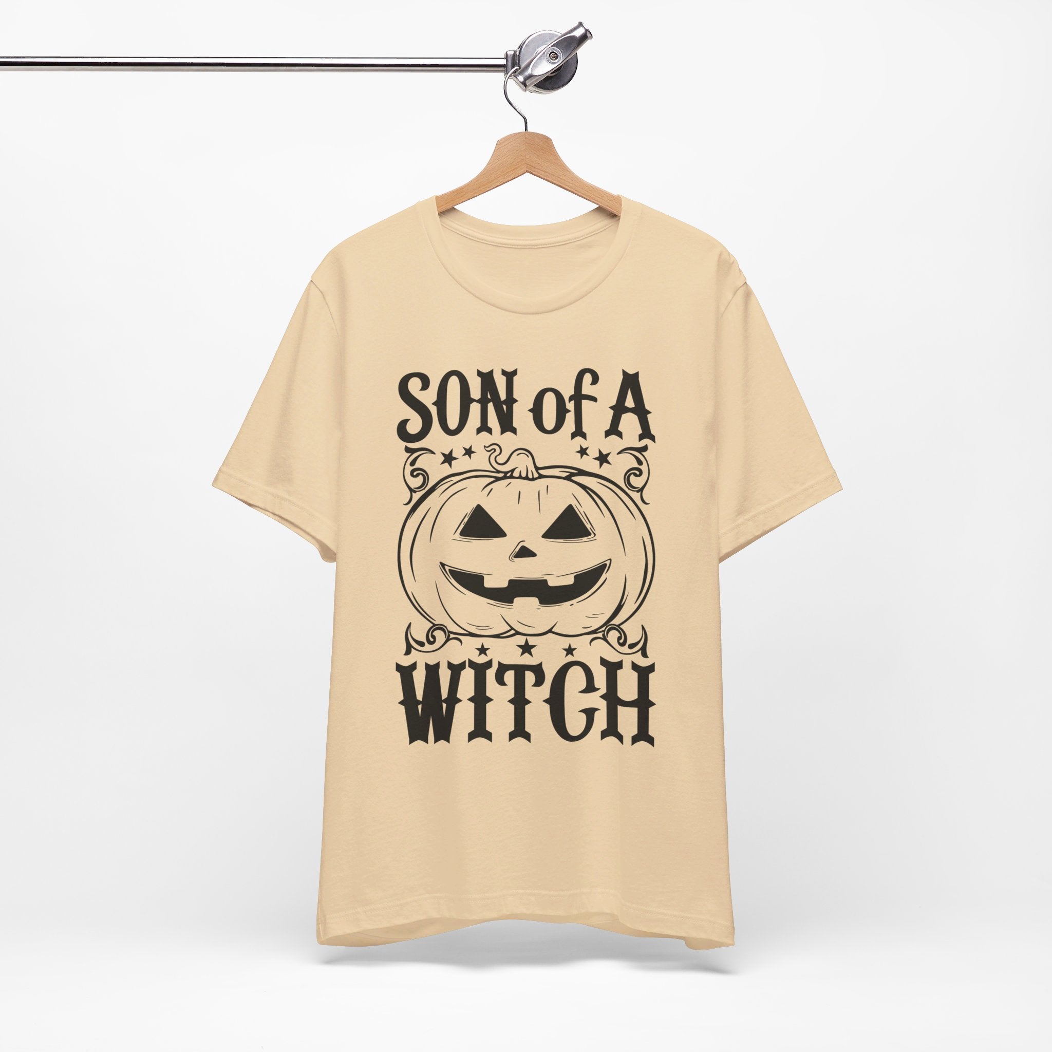 Son Of A Witch Dark Mens Halloween Booteek Jersey Short Sleeve Tee