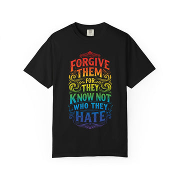 Forgive Them For They Know Not Who They Hate ATOMYK Short Sleeve Tee