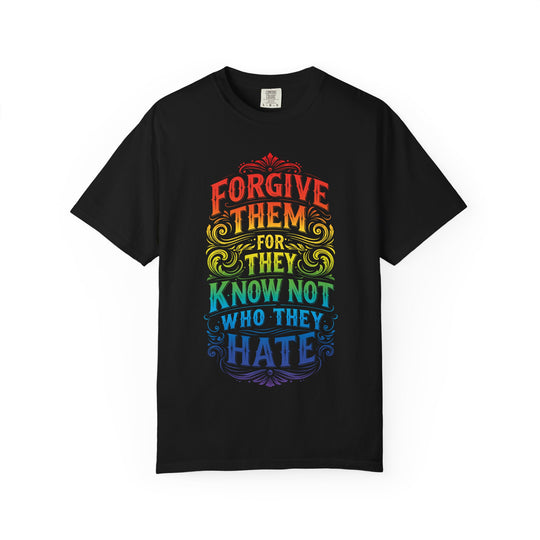 Forgive Them For They Know Not Who They Hate ATOMYK Short Sleeve Tee