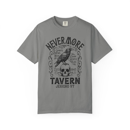Nevermore Tavern Mens WUNDERLAND Backyard Dept Halloween Booteek Short Sleeve Tee