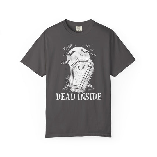 Dead Inside Coffin Womens WUNDERLAND Backyard Dept Halloween Booteek Short Sleeve Tee