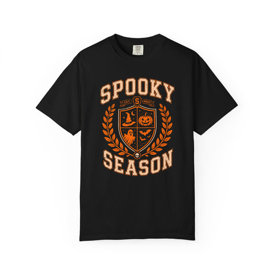 Spooky Season Crest Womens WUNDERLAND Halloween Booteek Short Sleeve Tee