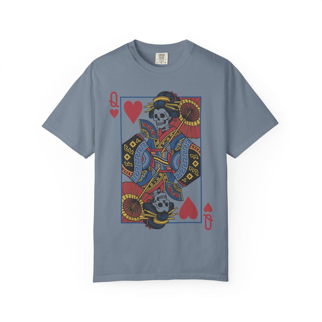 Geisha Queen Of Hearts Mens ATOMYK Short Sleeve Tee