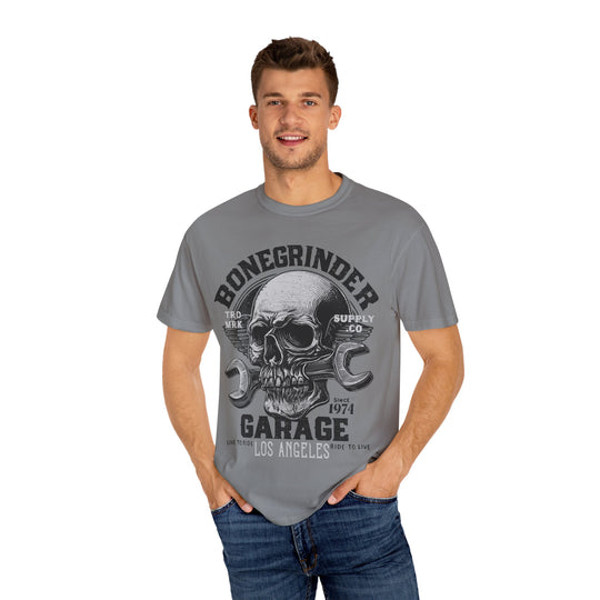 BONEGRINDER GARAGE Mens WUNDERLAND Short Sleeve Tee