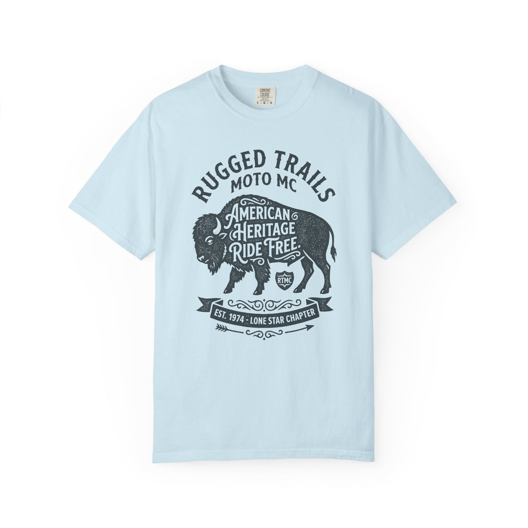 Rugged Trail MC Moto Club Mens WUNDERLAND Heritage Short Sleeve Tee