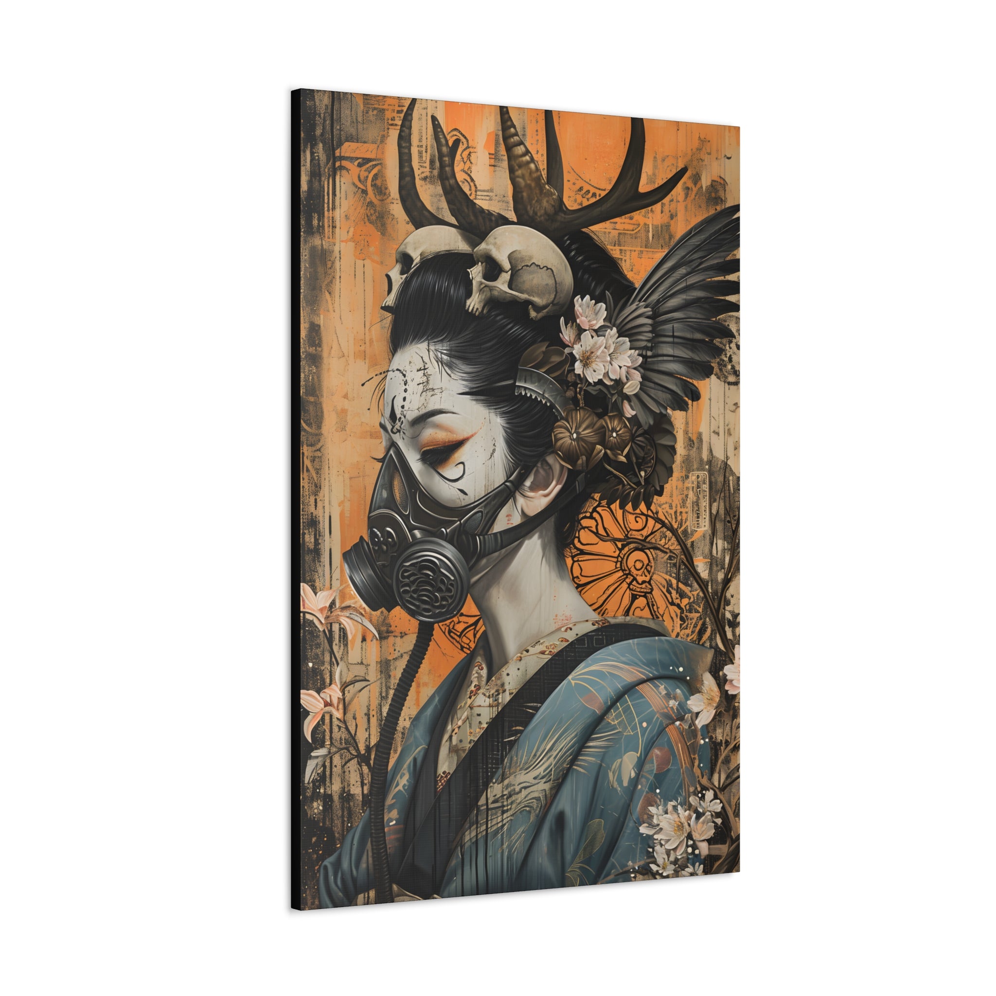 A Shy Kiss Canvas Print