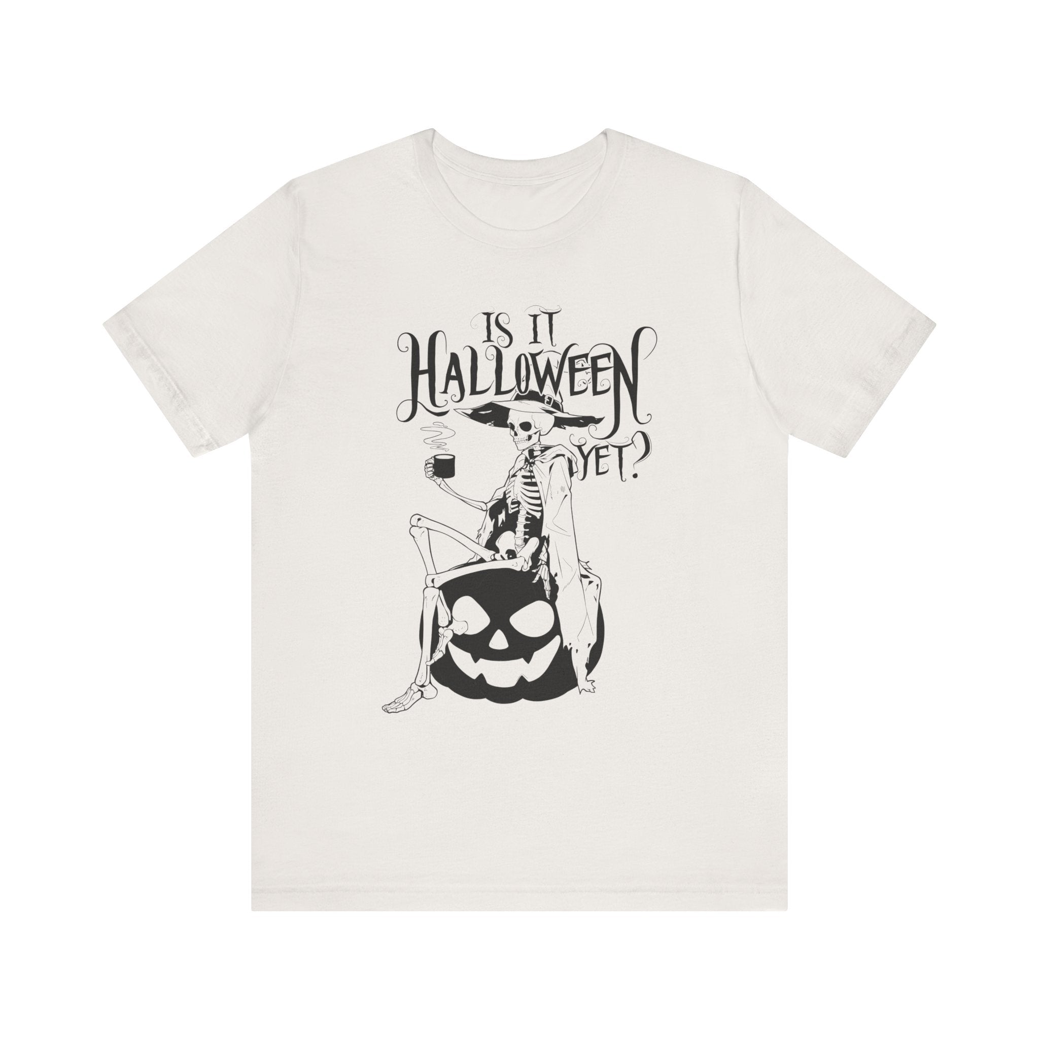 Is It Halloween Yet Witch Pumpkin Womens Halloween Booteek Jersey Short Sleeve Tee