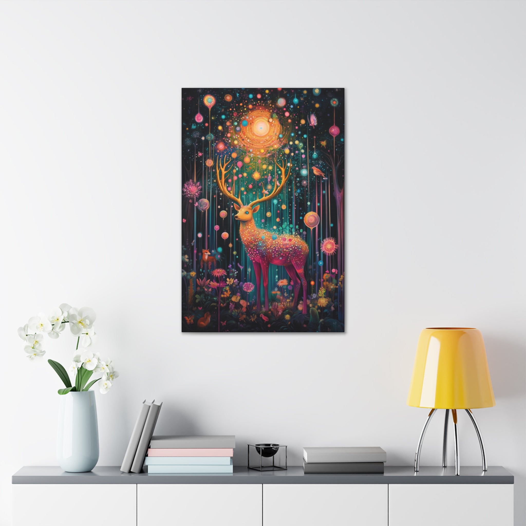 Luminous Woodlands Canvas Print