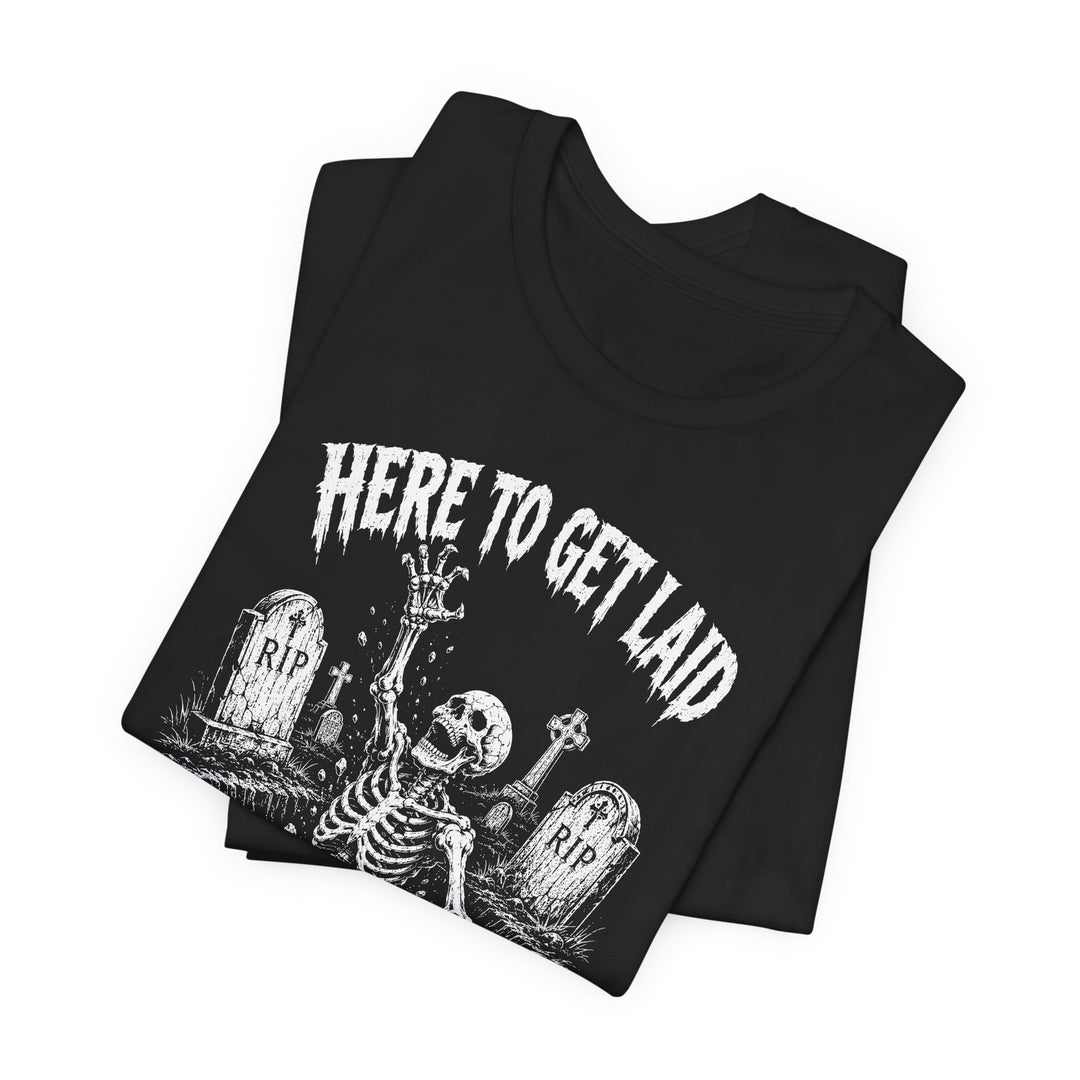 Skeleton Graveyard "Here to Get Laid to Rest" Men&