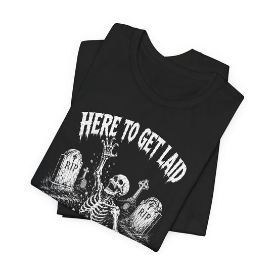 Skeleton Graveyard "Here to Get Laid to Rest" Men&