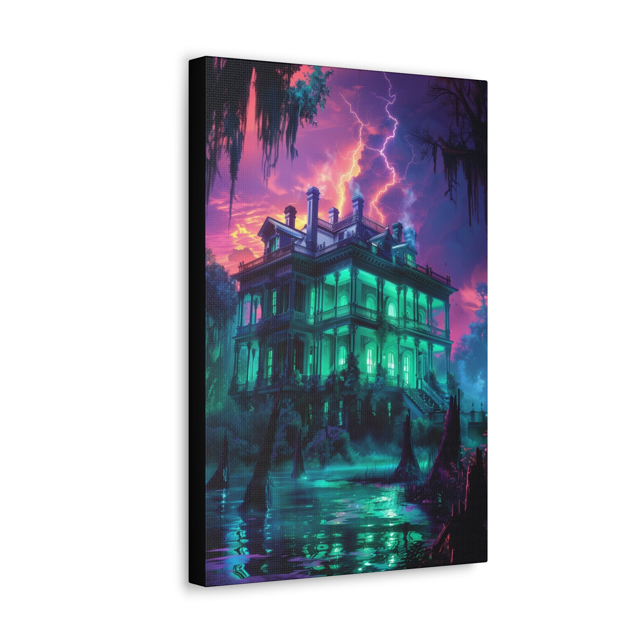 The Haunted Swamp Canvas Print