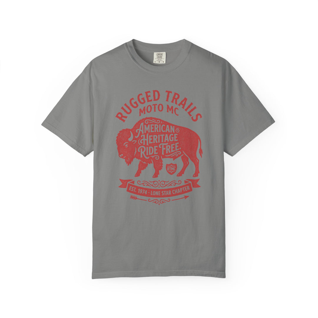 Rugged Trail MC Moto Club Mens WUNDERLAND Heritage Short Sleeve Tee