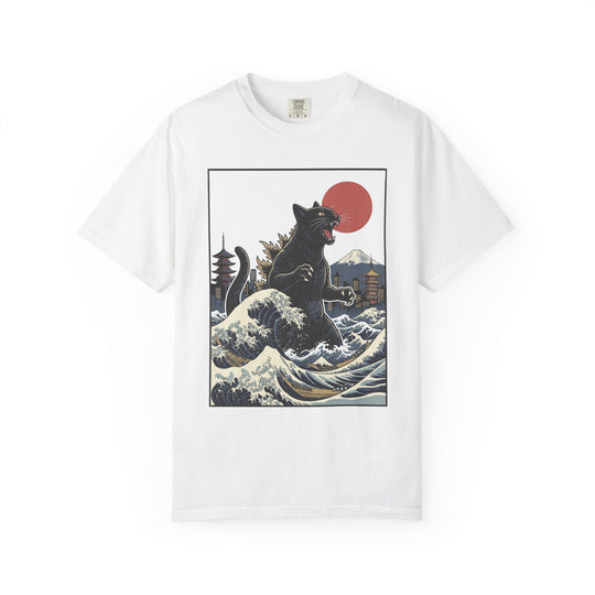 Catzilla Attacks Tokyo Mens WUNDERLAND Vibes Short Sleeve Tee