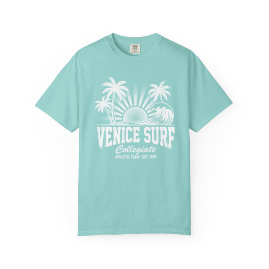 Venice Surf Sunset Beach Womens L'Atomique Relaxed Fit Comfort Colors Graphic Tee