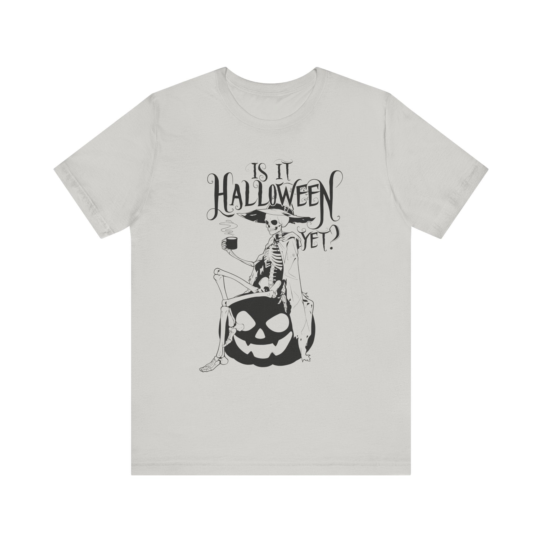 Is It Halloween Yet Witch Pumpkin Womens Halloween Booteek Jersey Short Sleeve Tee