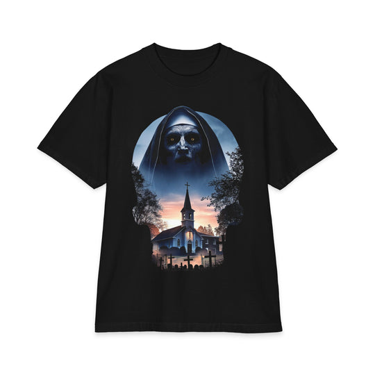 Unholy Skull Heavyweight Boxy Fit Halloween Tee