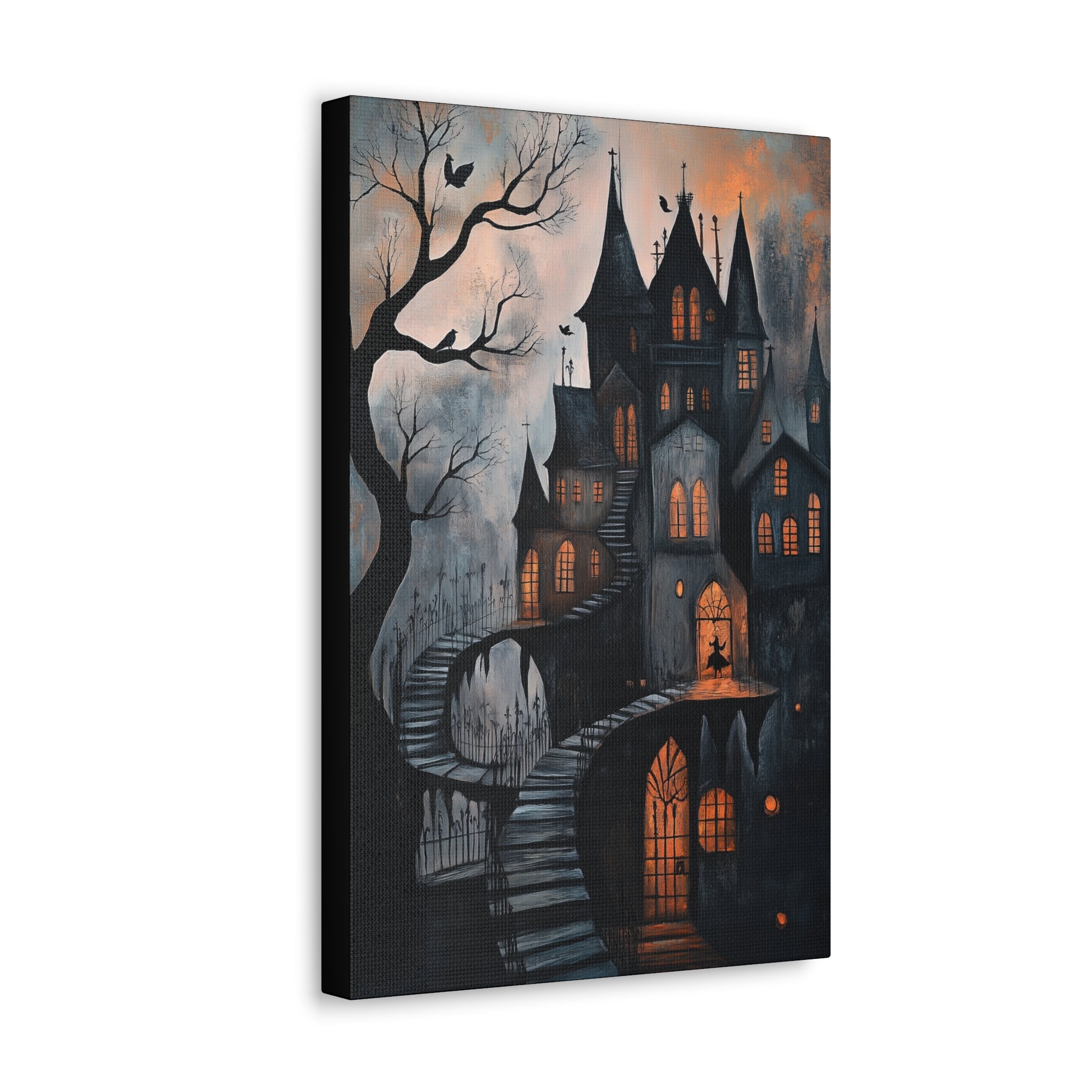 Shadow Town Canvas Print