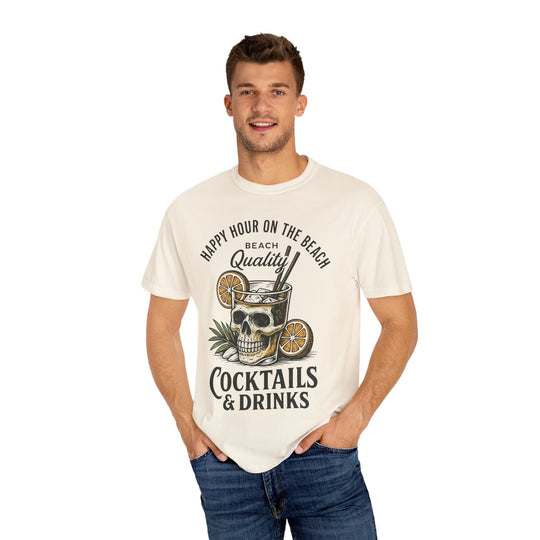 HAPPY HOUR BEACH COCKTAILS Mens WUNDERLAND Short Sleeve Tee