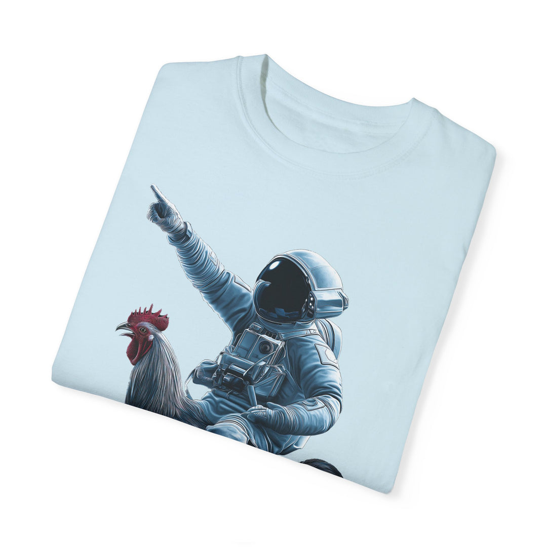 Chicken Run Astronaut Mens WUNDERLAND Short Sleeve Tee