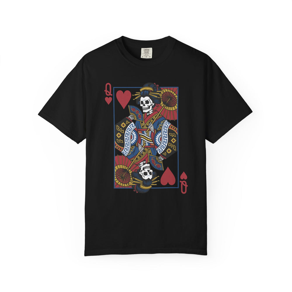 Geisha Queen Of Hearts Mens ATOMYK Short Sleeve Tee