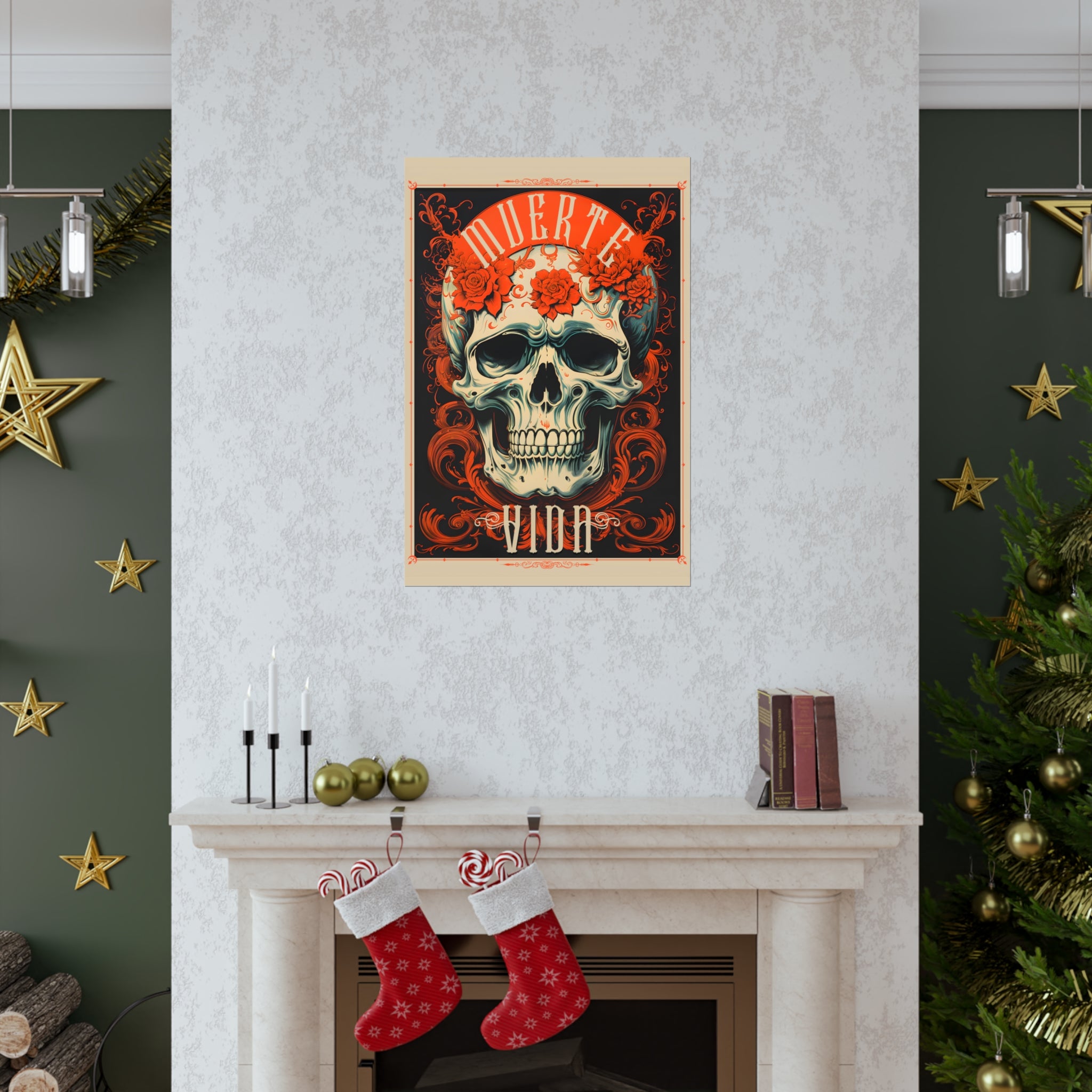 Muerte Vida Mortal Lux Premium Matte Vertical Poster