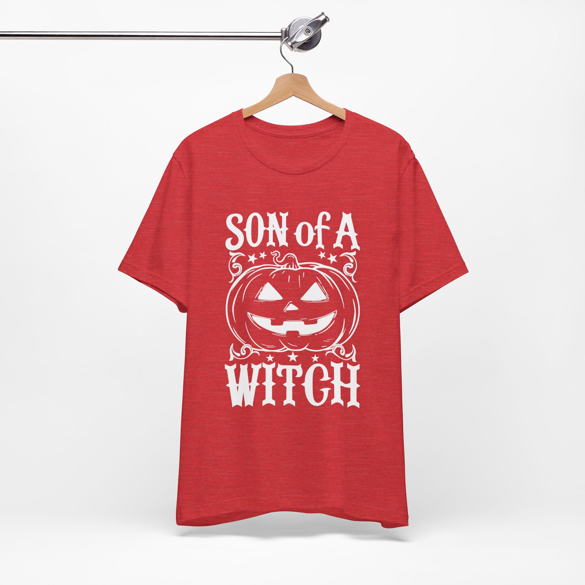 Son Of A Witch Light Art Mens Halloween Booteek Jersey Short Sleeve Tee