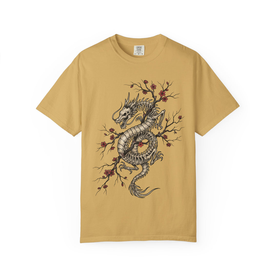 Beast And Blossoms Dragon Tattoo Menss ATOMYK Short Sleeve Tee