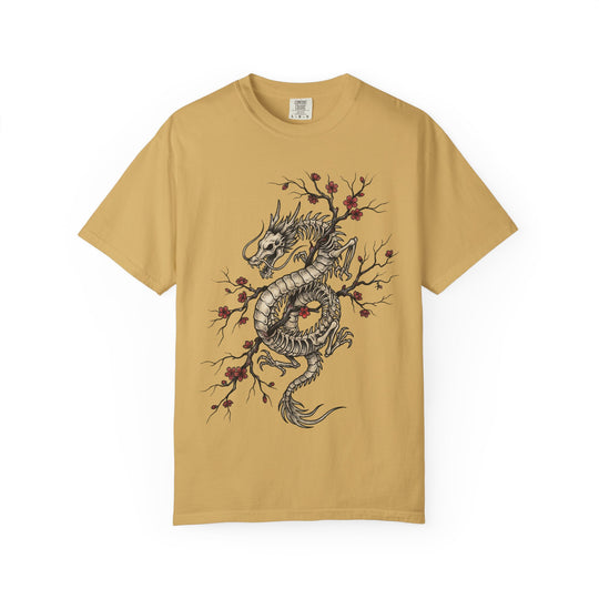 Beast And Blossoms Dragon Tattoo Menss ATOMYK Short Sleeve Tee