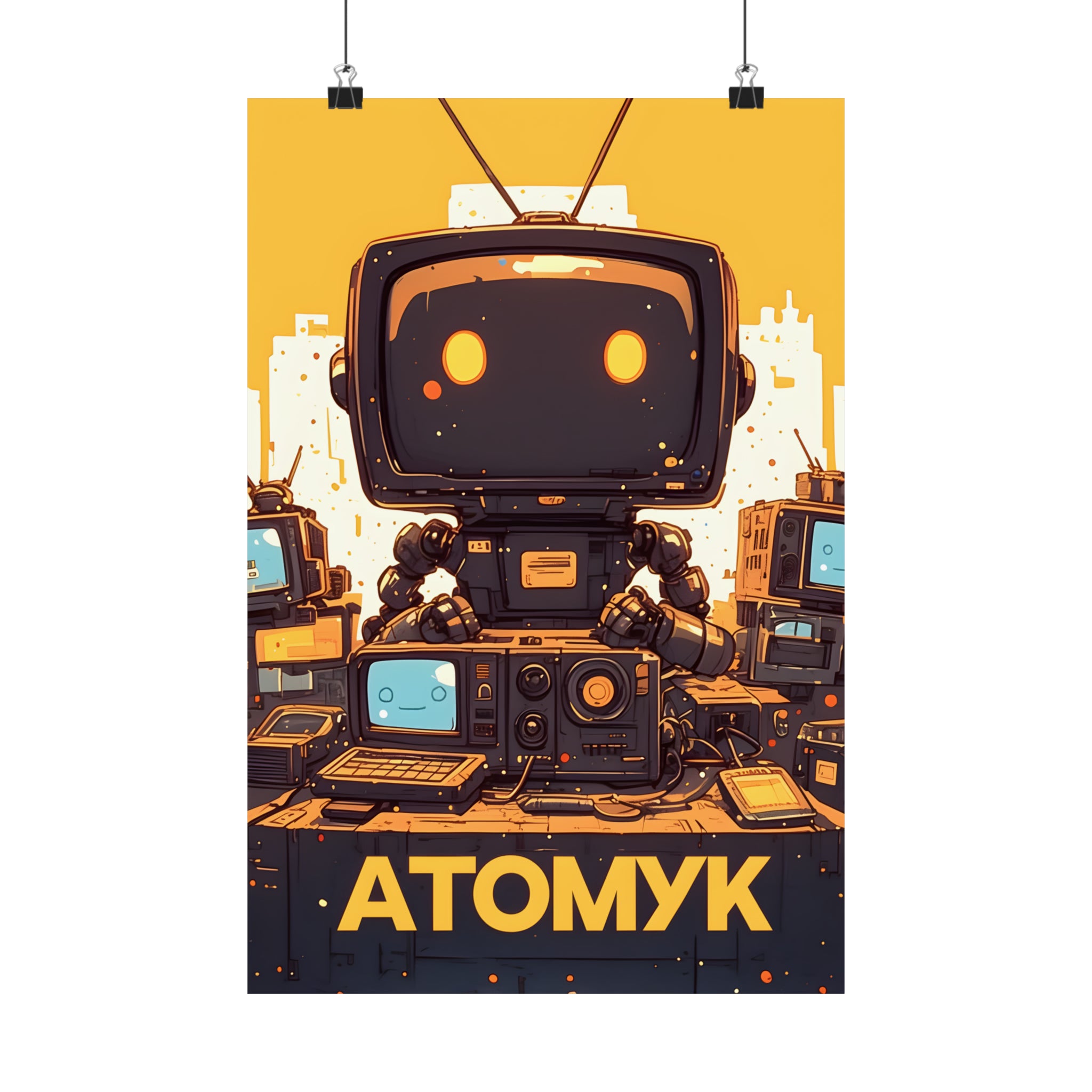 Overtime Atomyk POP Premium Matte Vertical Poster