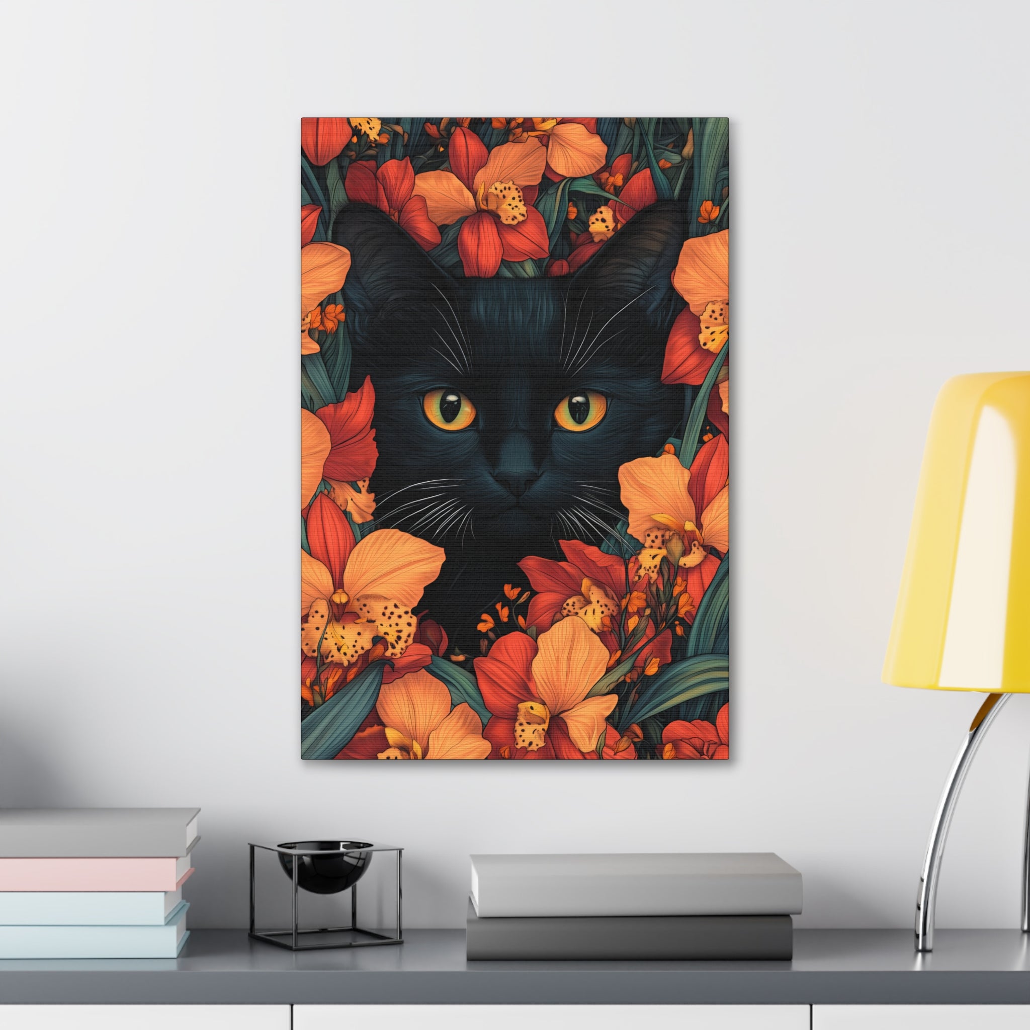 Purrfect Gaze Canvas Print